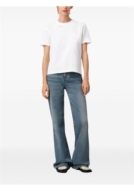 t-shirt adc nisex bianca AMI PARIS | BFUTS003.724100